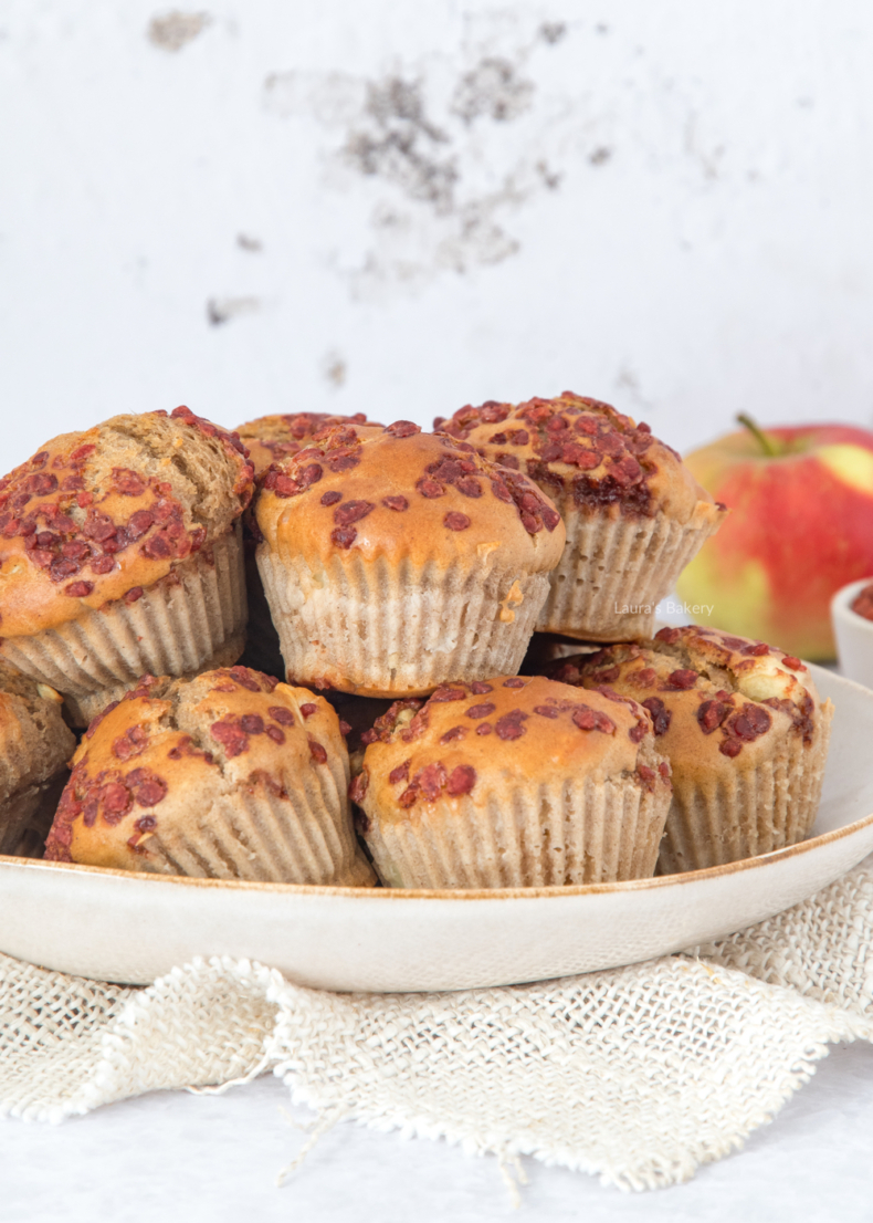 Apple cinnamon yogurt muffins 1a