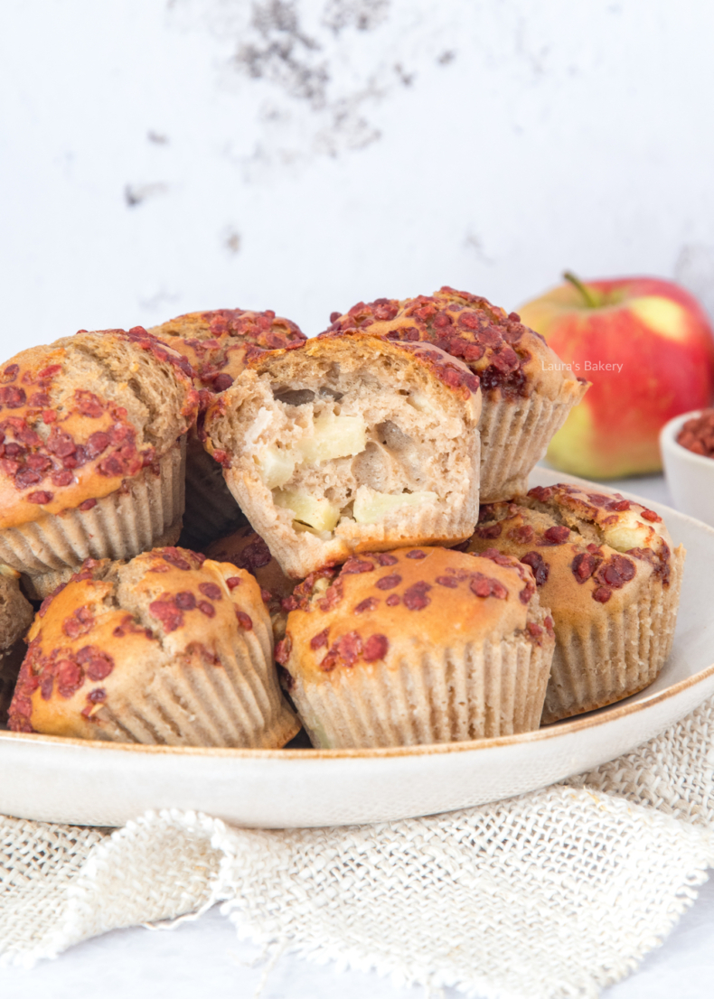 Apple cinnamon yogurt muffins 4a