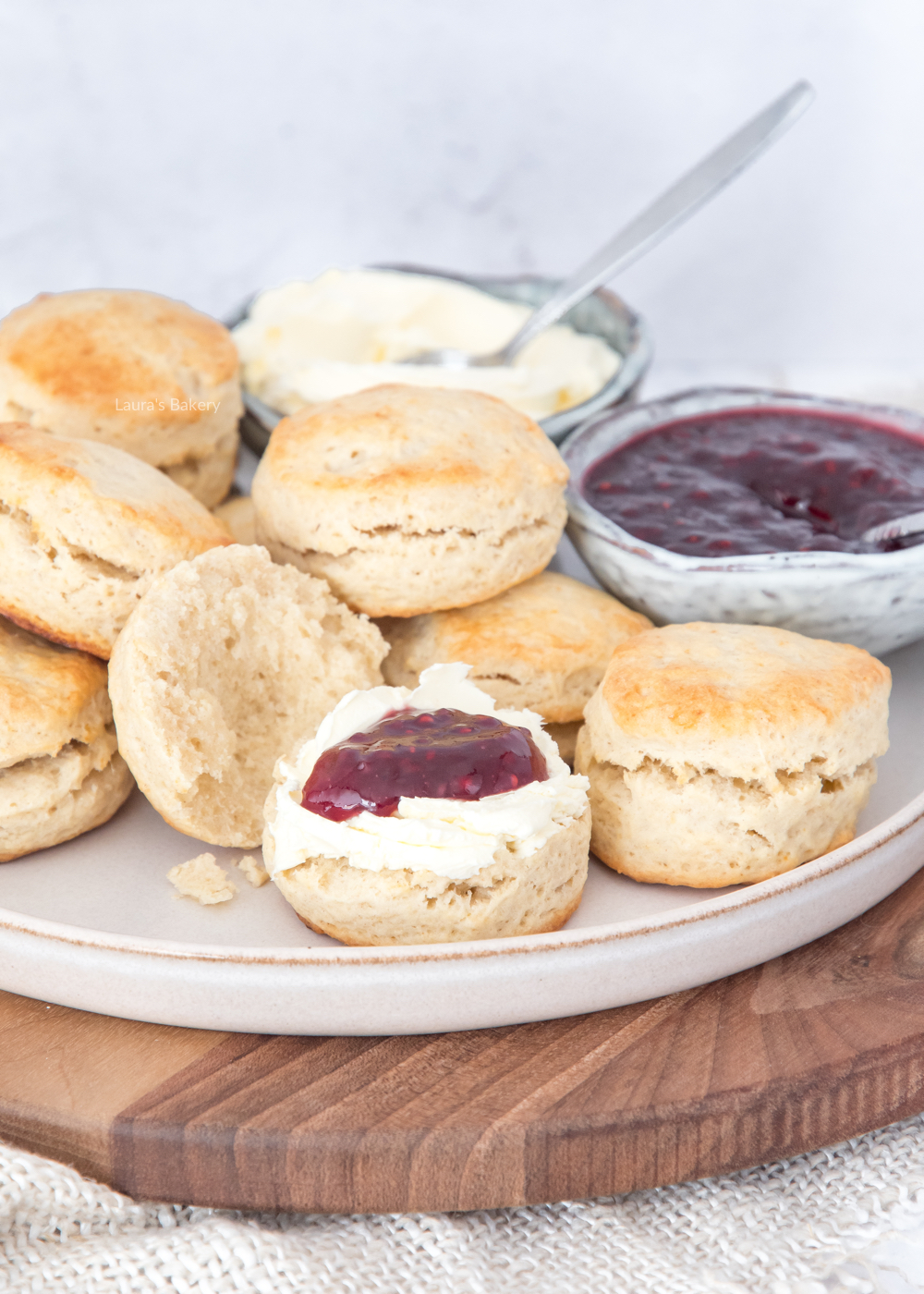 Homemade English scones