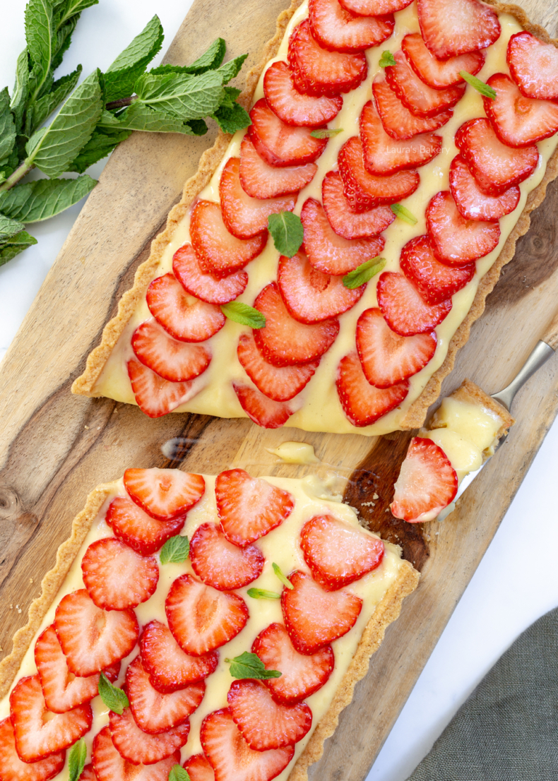 Strawberry custard pie 3a