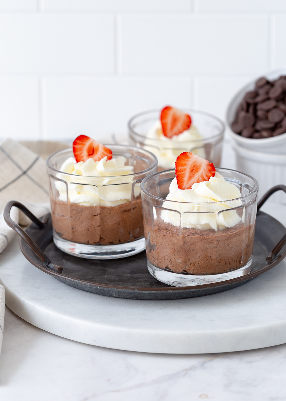 3 ingredient chocolate mousse (without egg) 1