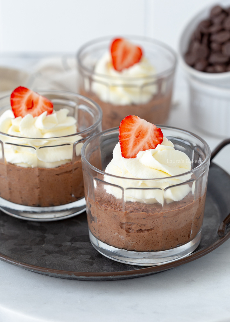 3 ingredient chocolate mousse (without egg) 2