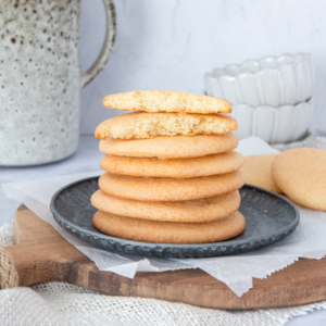stack of multiple Dutch egg cakes