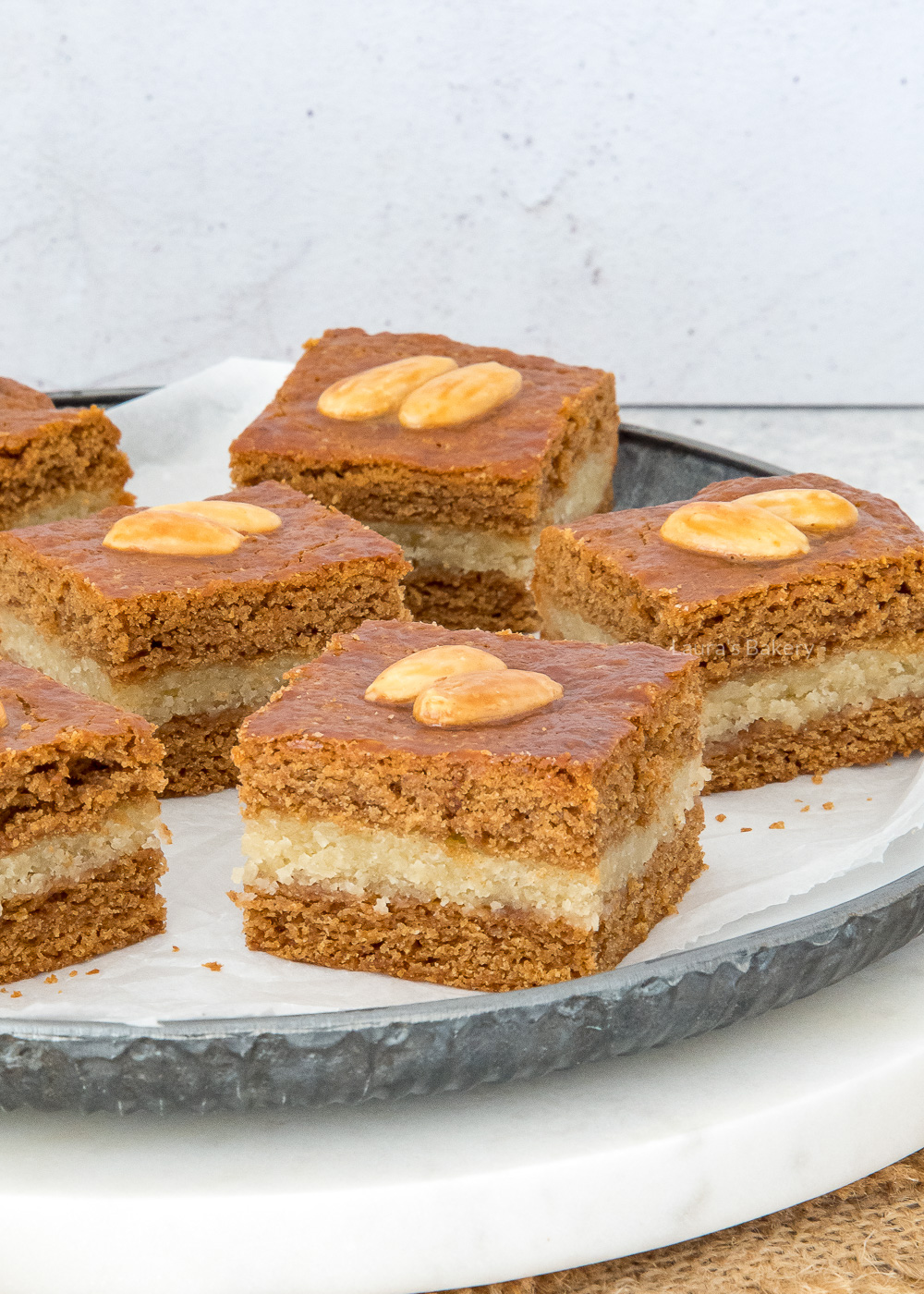 Gevulde speculaas (Dutch almond paste filled spiced cookies)