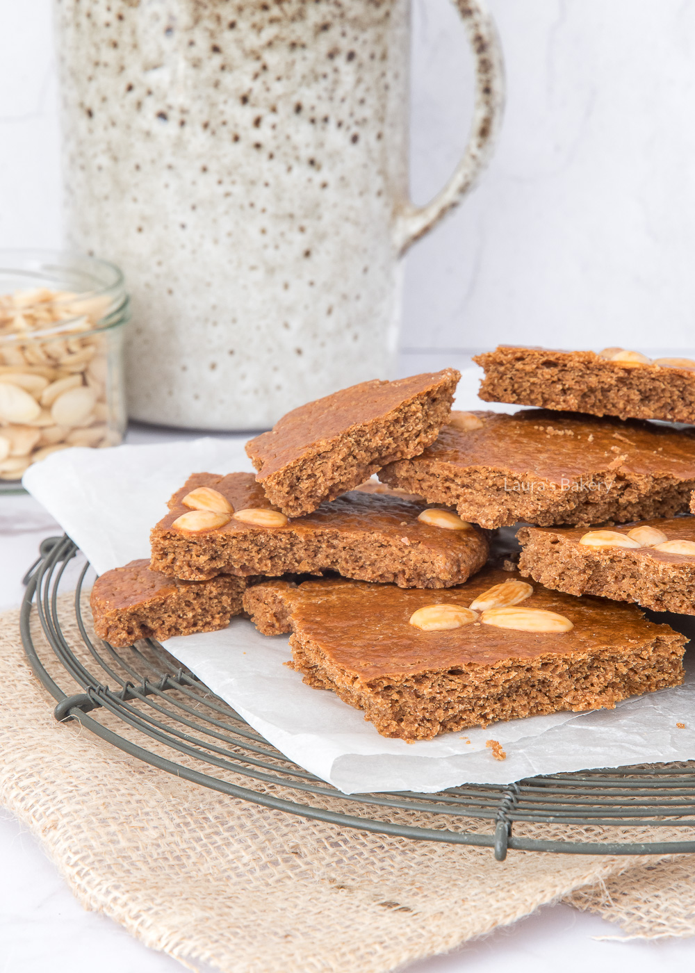 Homemade Dutch speculaas chunks (speculaasbrokken)