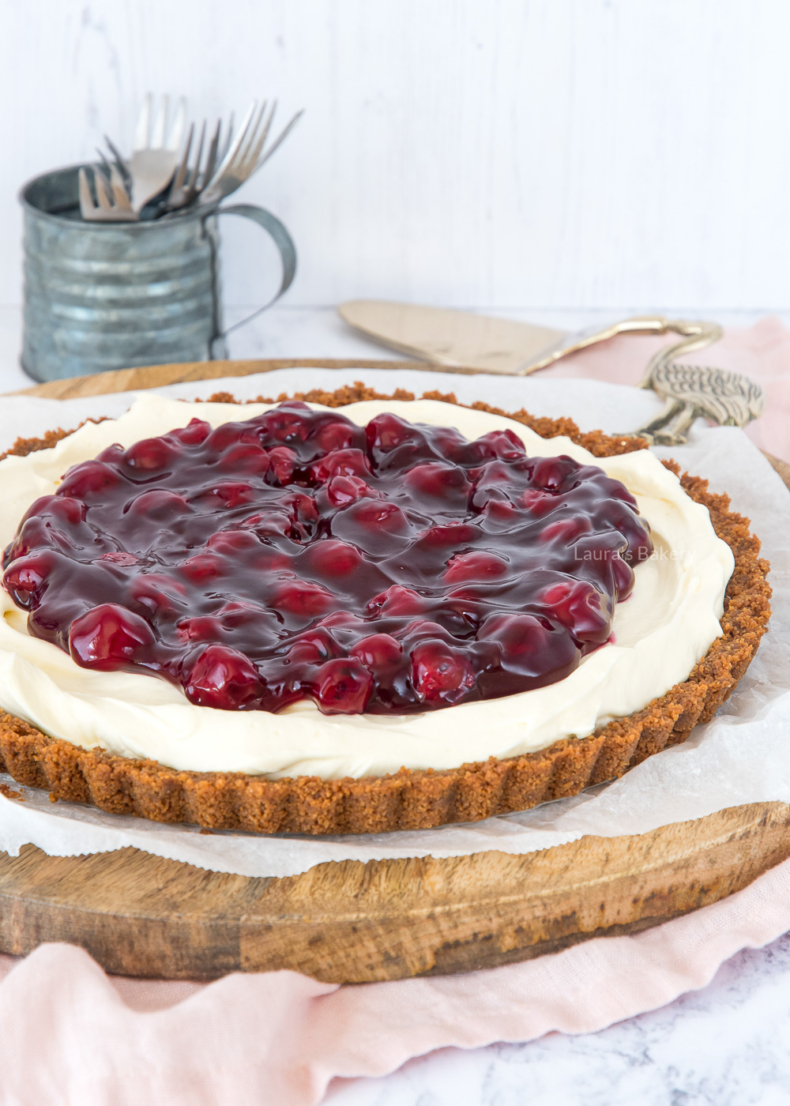 No bake cherry cheesecake 4