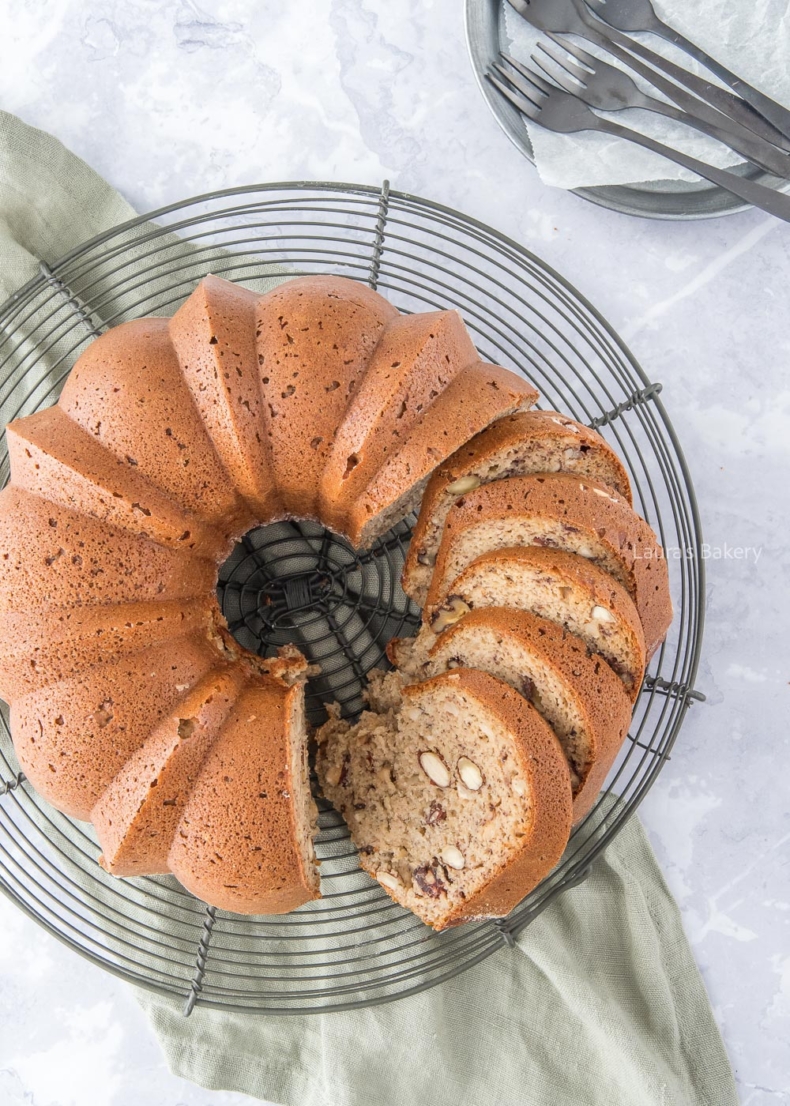 Banana bread bundt cake-1