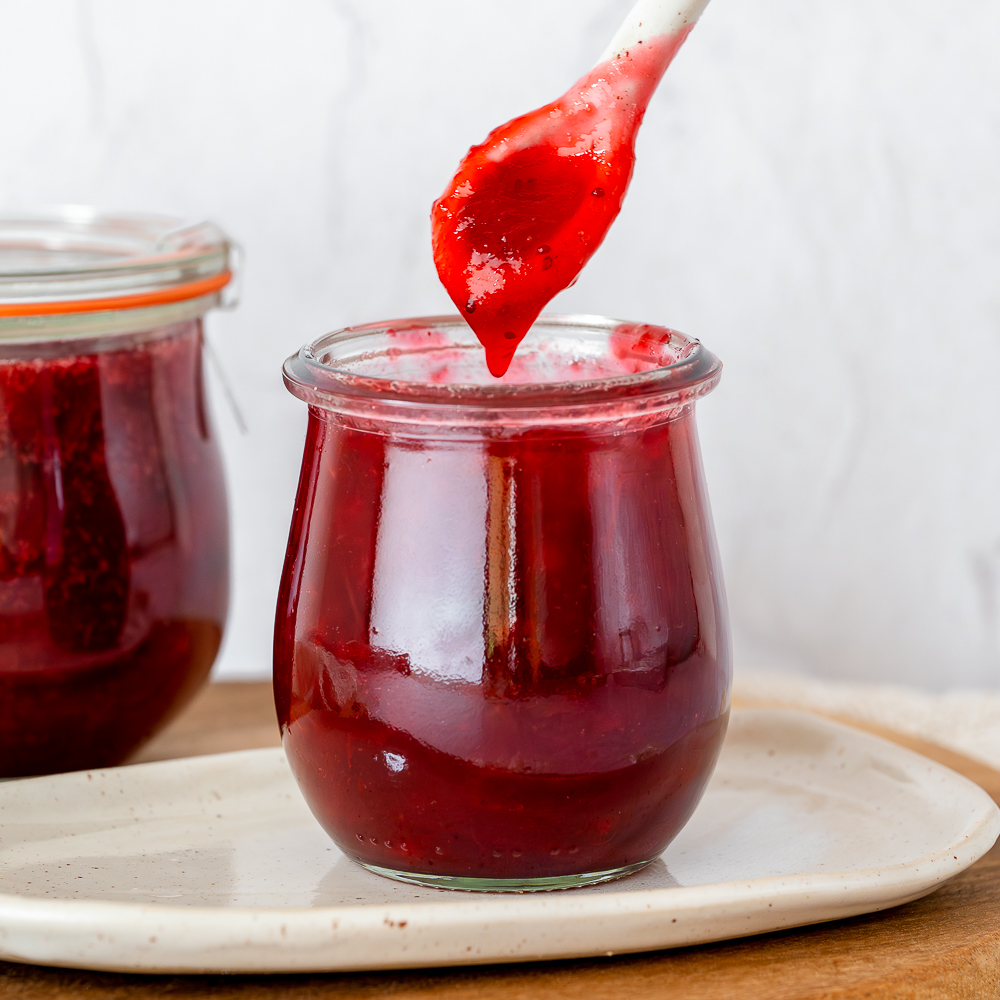homemade cranberry compote