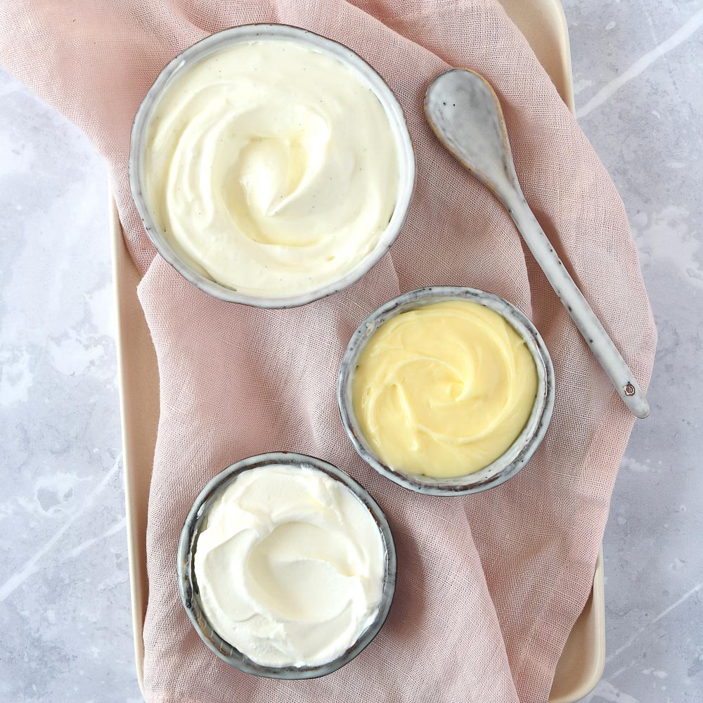 Different types of cream and how to replace them