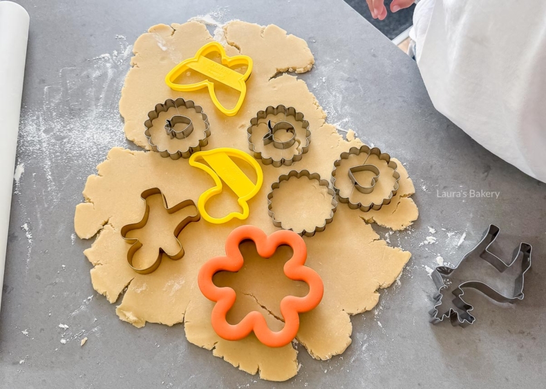 Using various cookie cutters