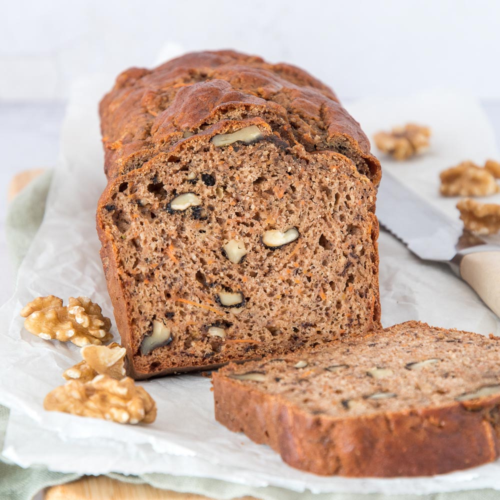 Carrot cake banana bread