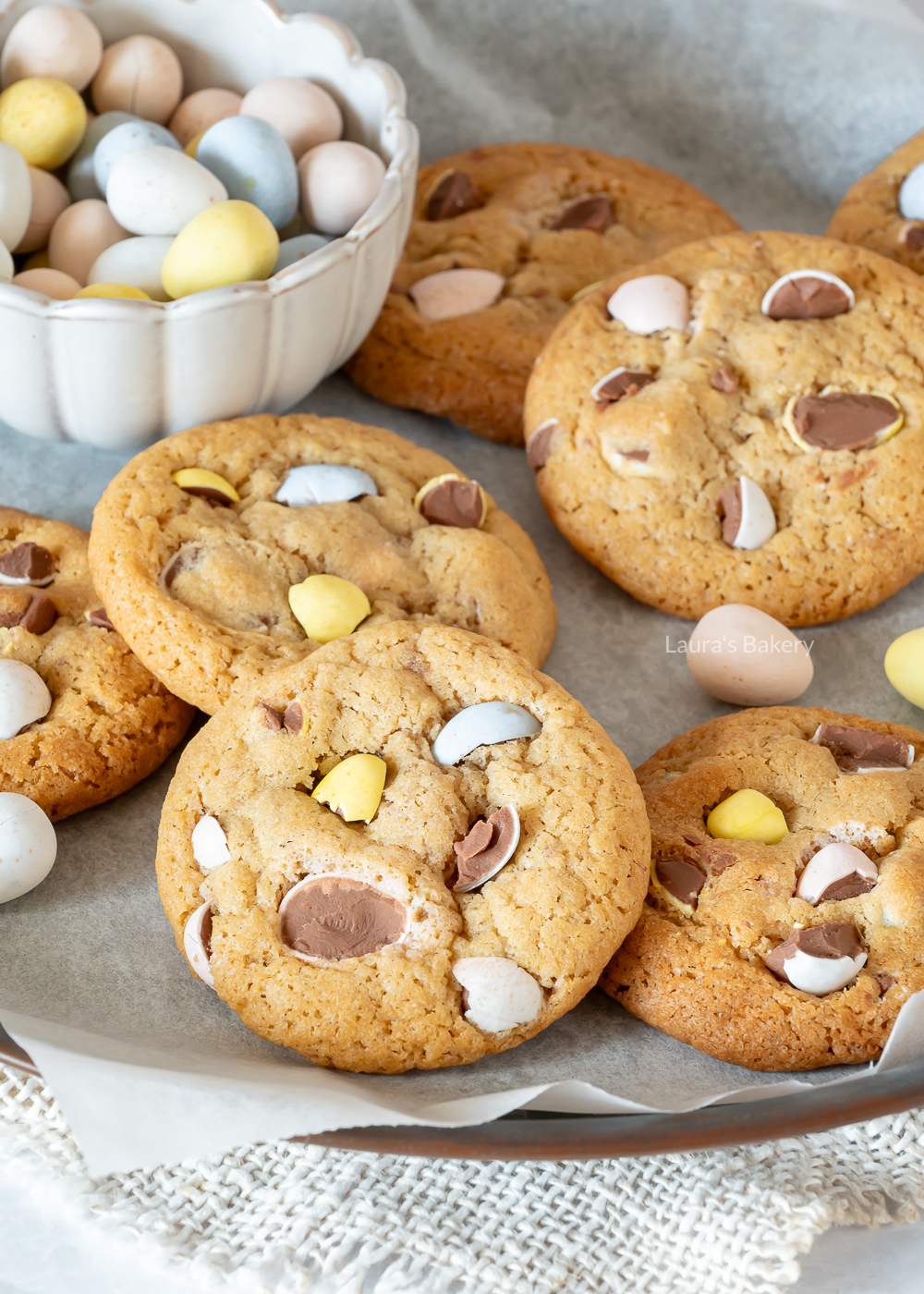 mini easter egg chocolate chip cookies WM-3