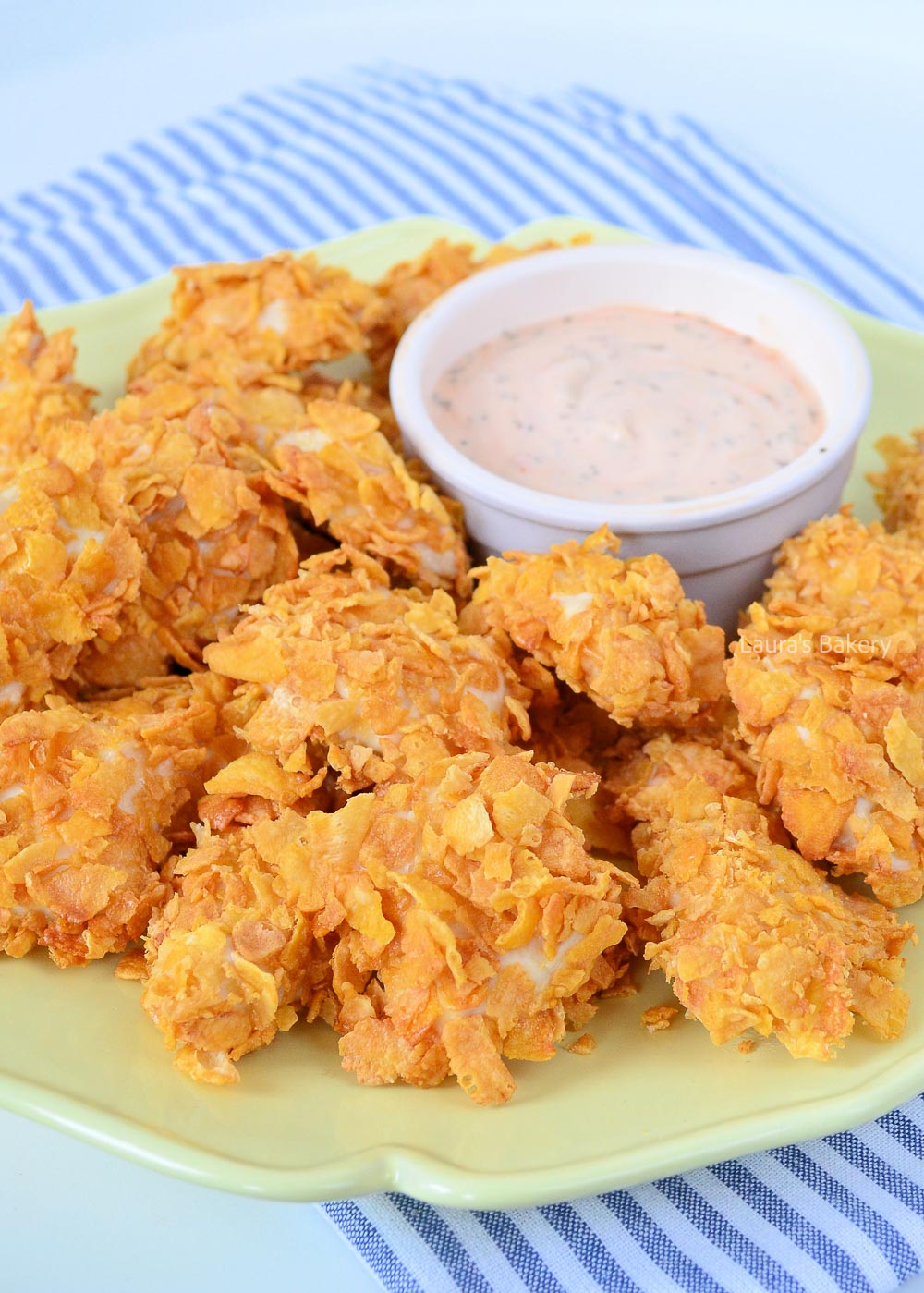 Crispy chicken bites (oven baked)
