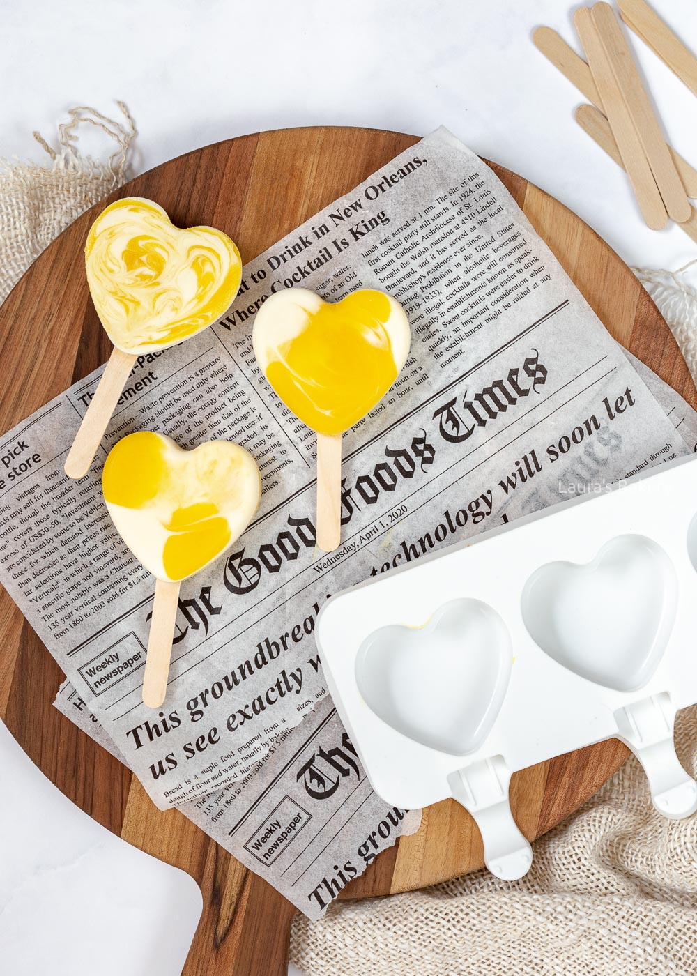 Greek yogurt popsicles with mango-4