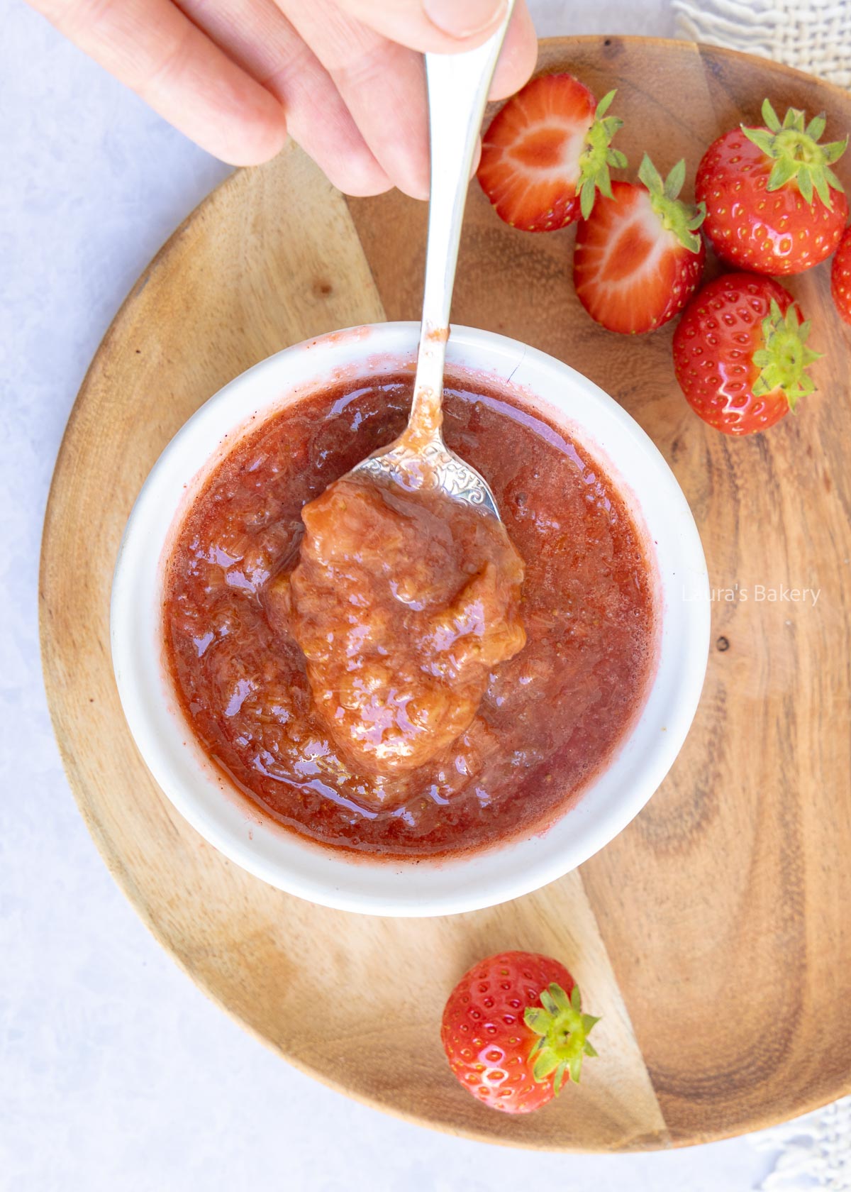 Rhubarb strawberry compote-3
