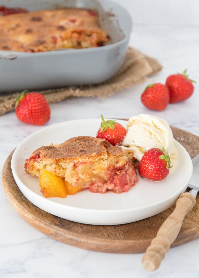Strawberry peach cobbler-1