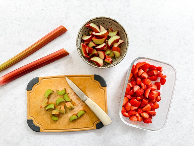 Slice the fruit smaller