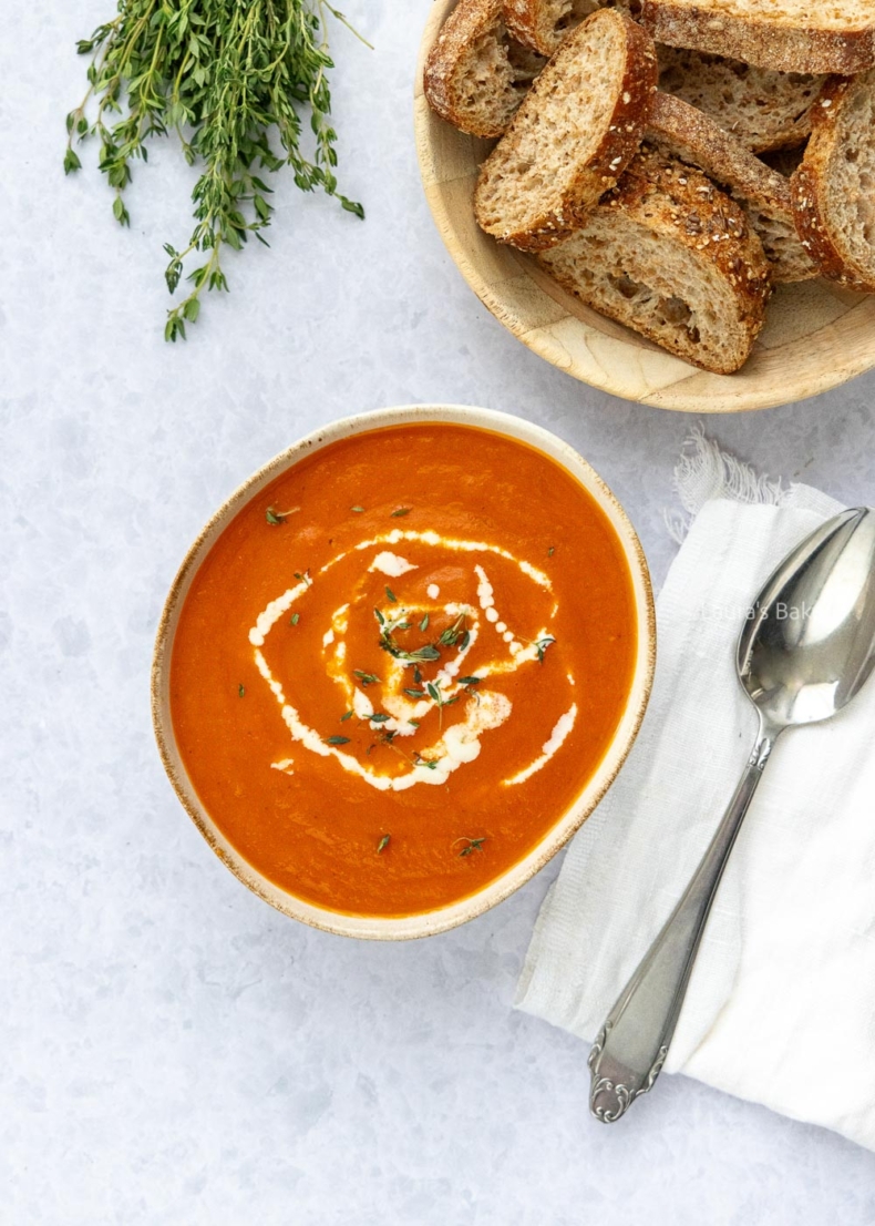 Italian tomato soup-5