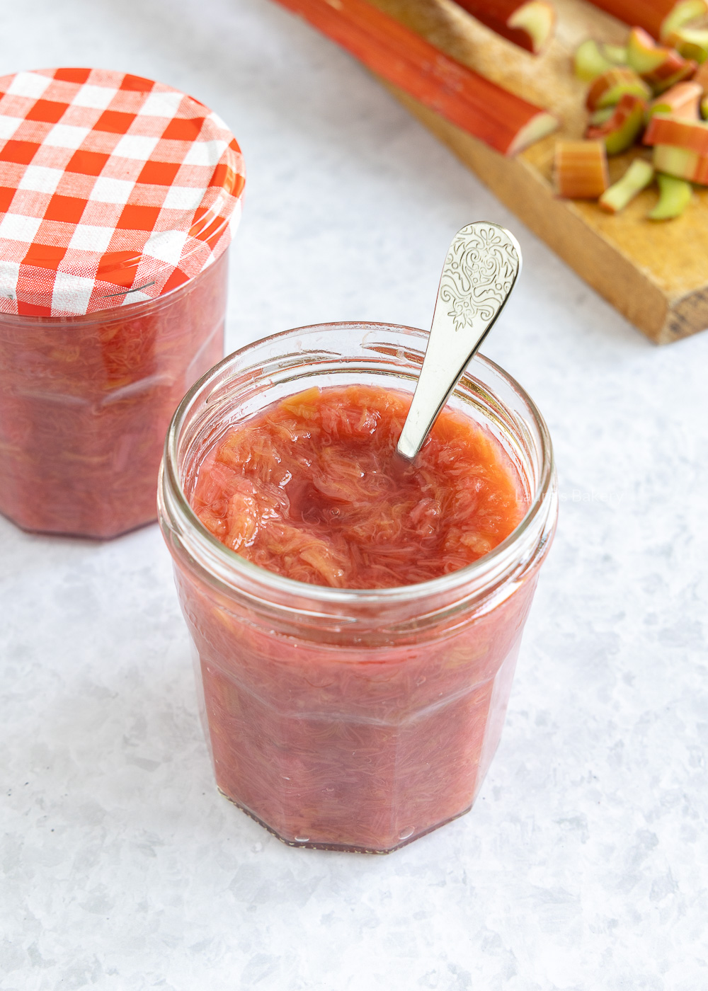 Rhubarb compote