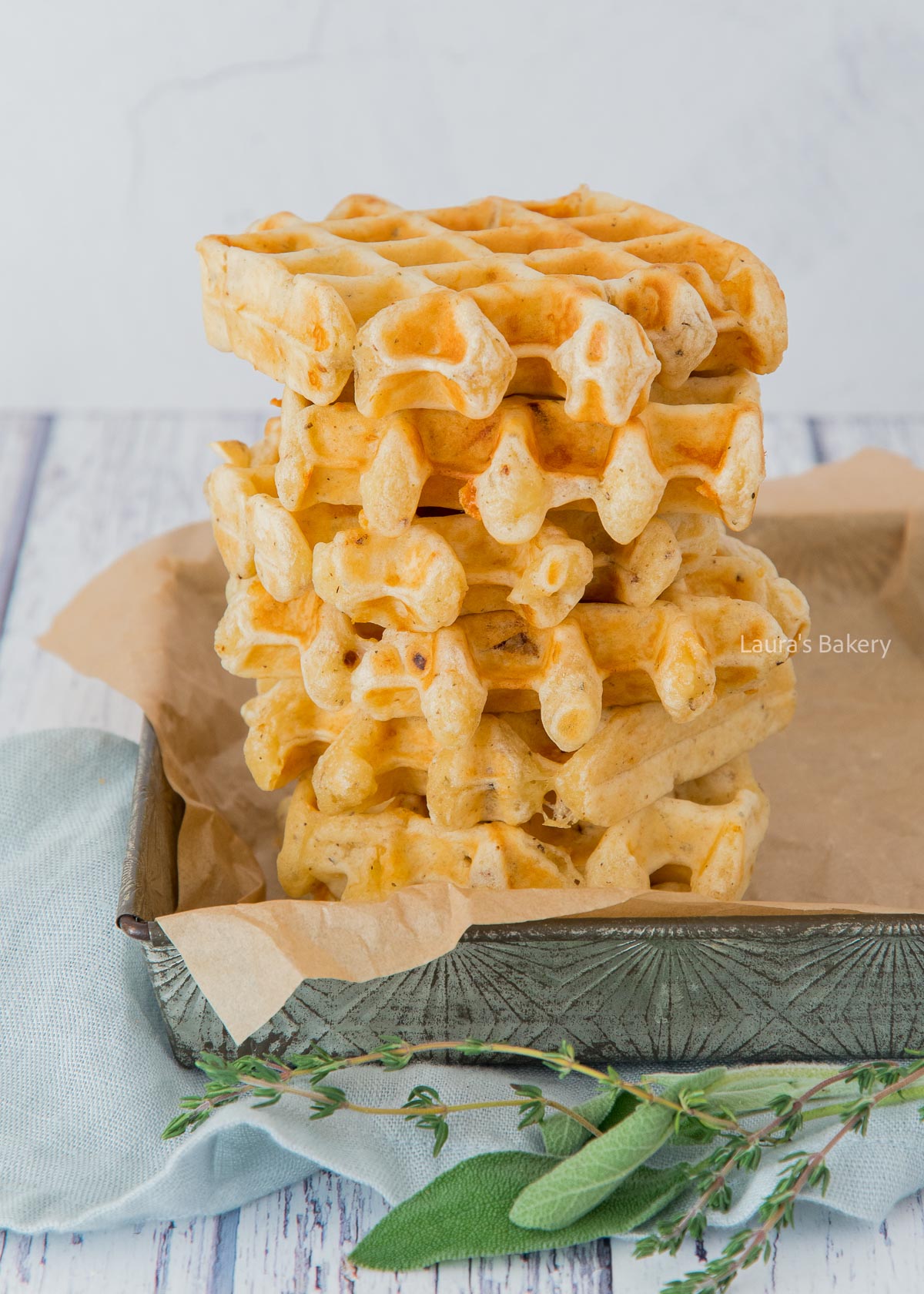 Savory Italian waffles-3