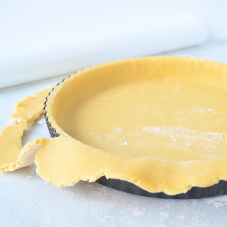 Easy quiche crust recipe (savory shortcrust pastry)