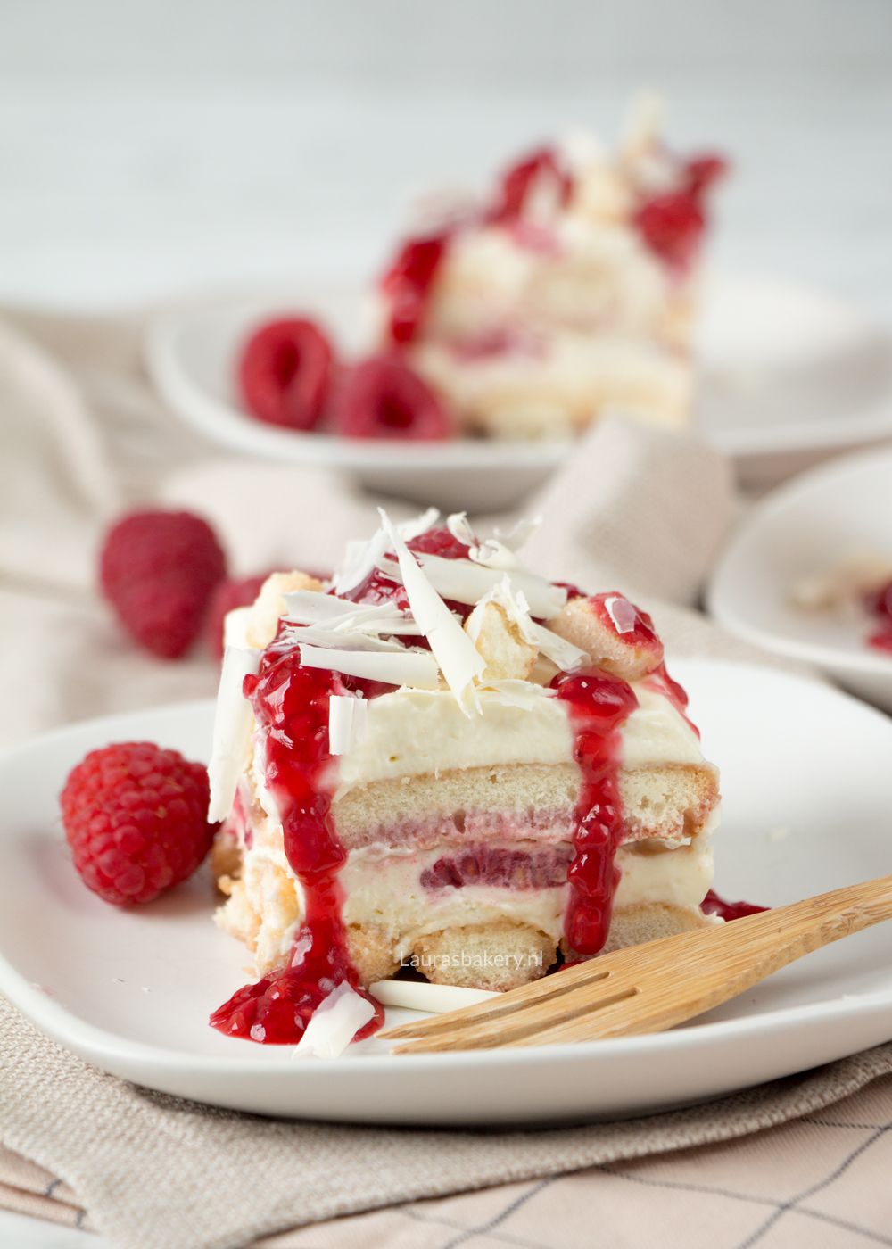 Lemon raspberry tiramisu