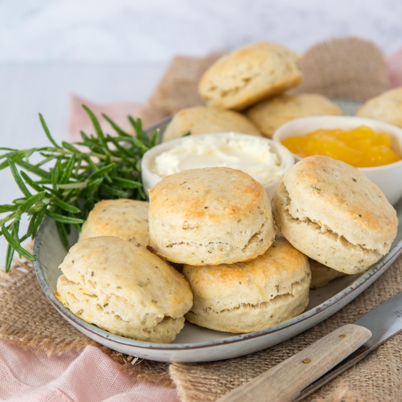 Delicious Lemon Rosemary Scones Recipe