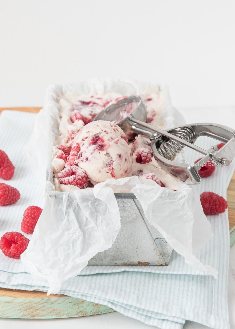 Raspberry ice cream-6