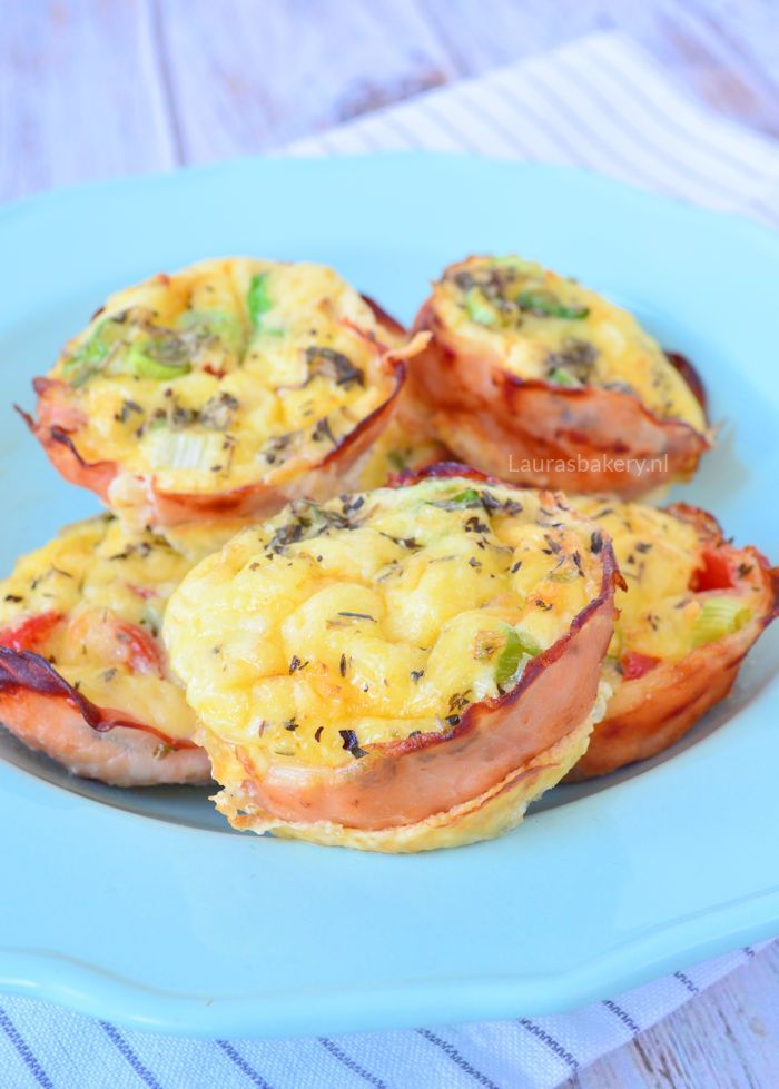 Bacon and egg muffins