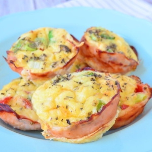 Bacon and egg muffins