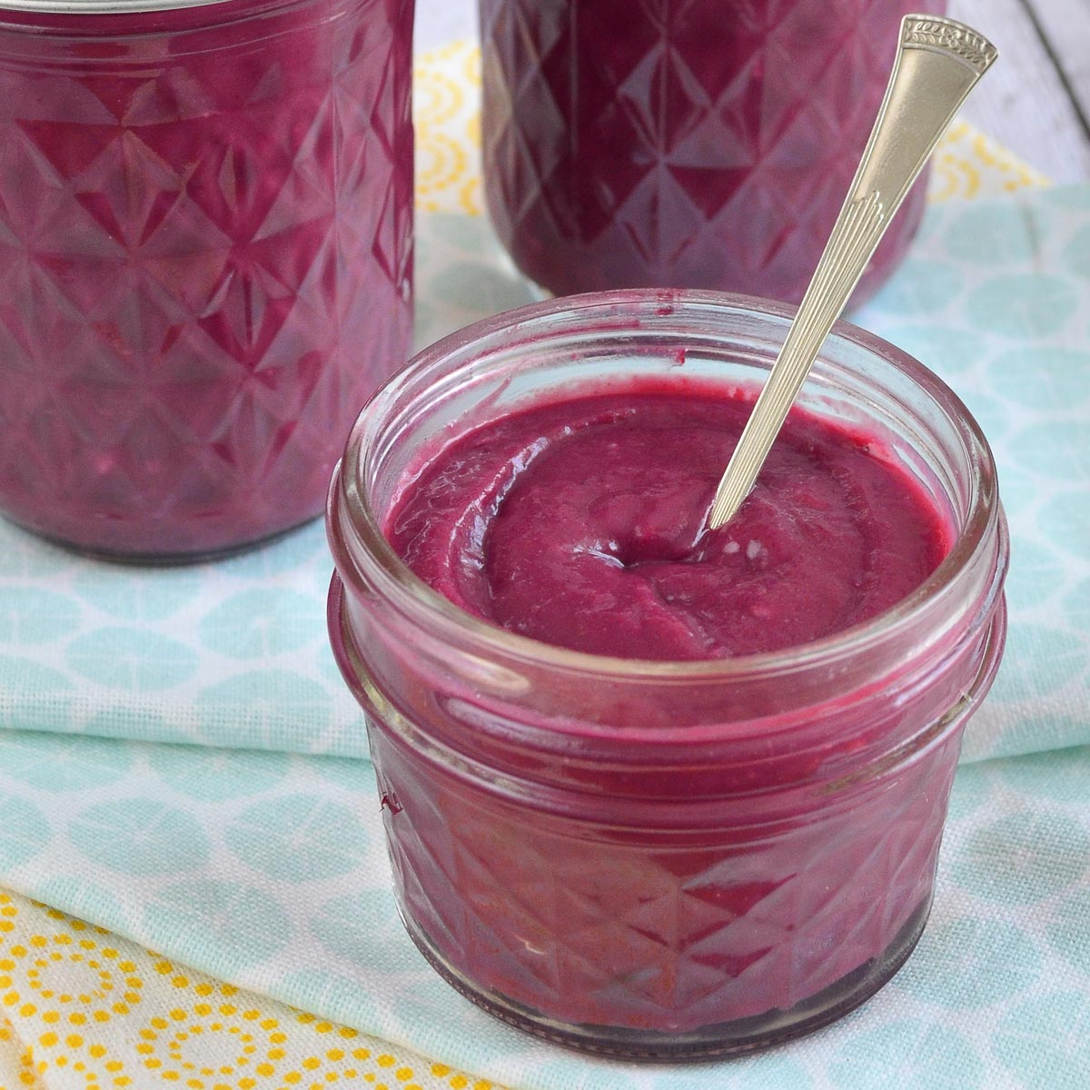 Blackberry curd