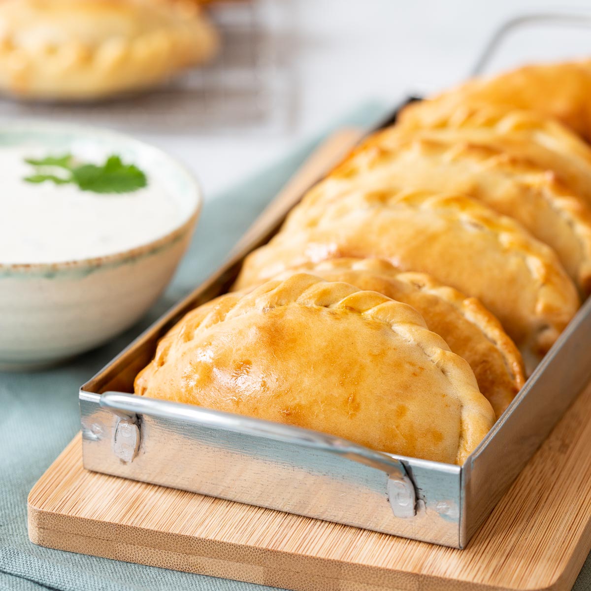 Pulled chicken empanadas