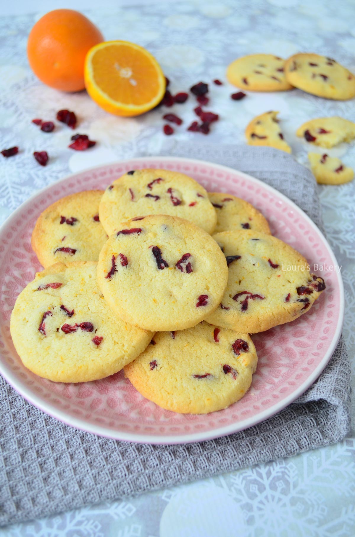 Cranberry orange cookies