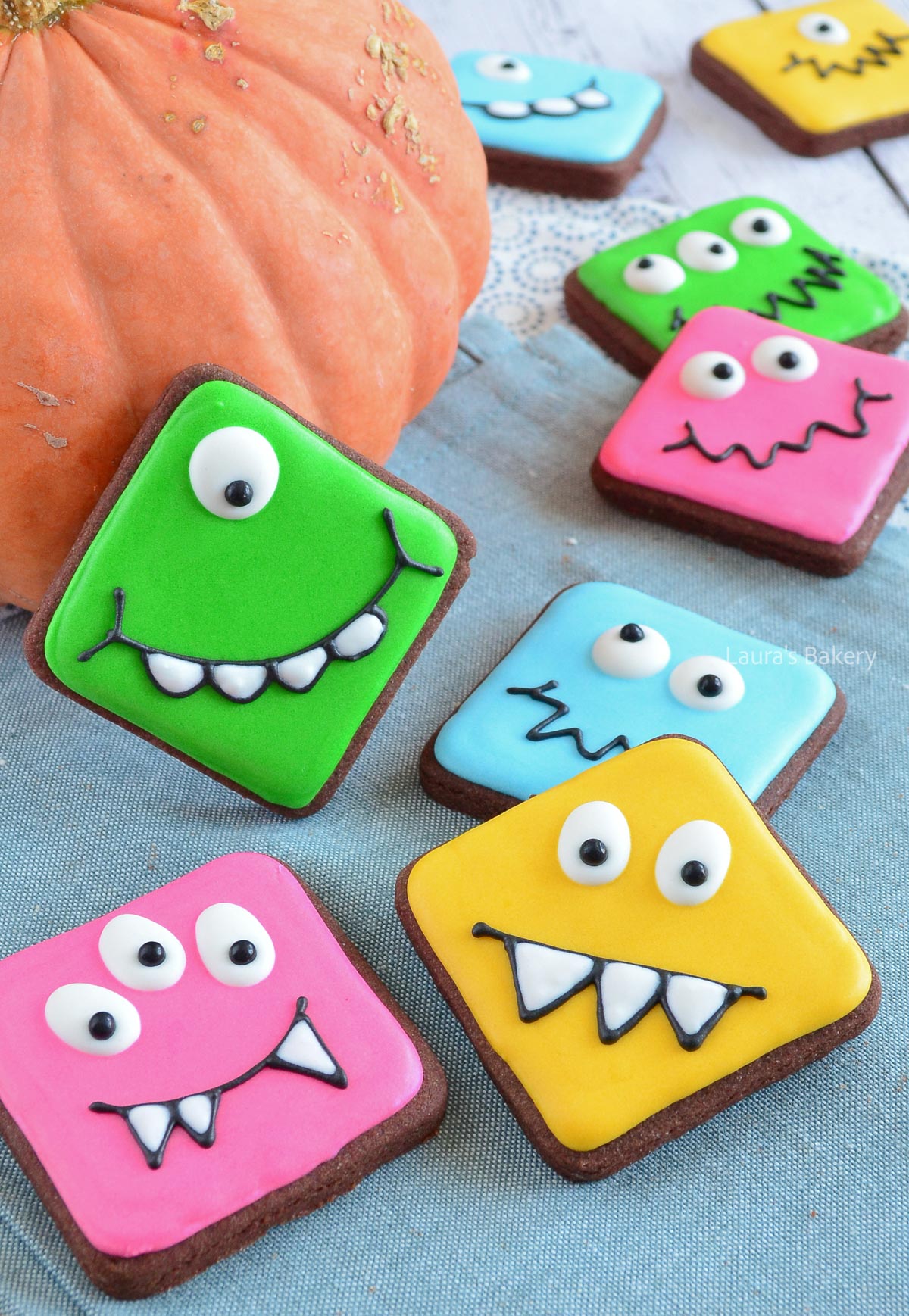 Monster Cookies With Royal Icing