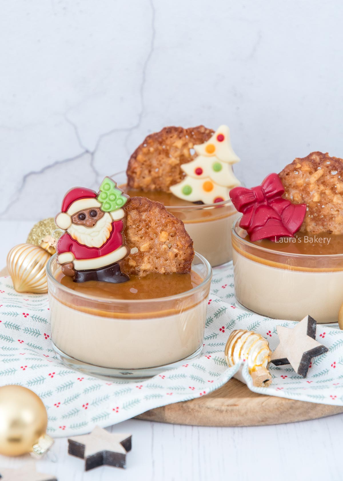 Coffee caramel panna cotta-1