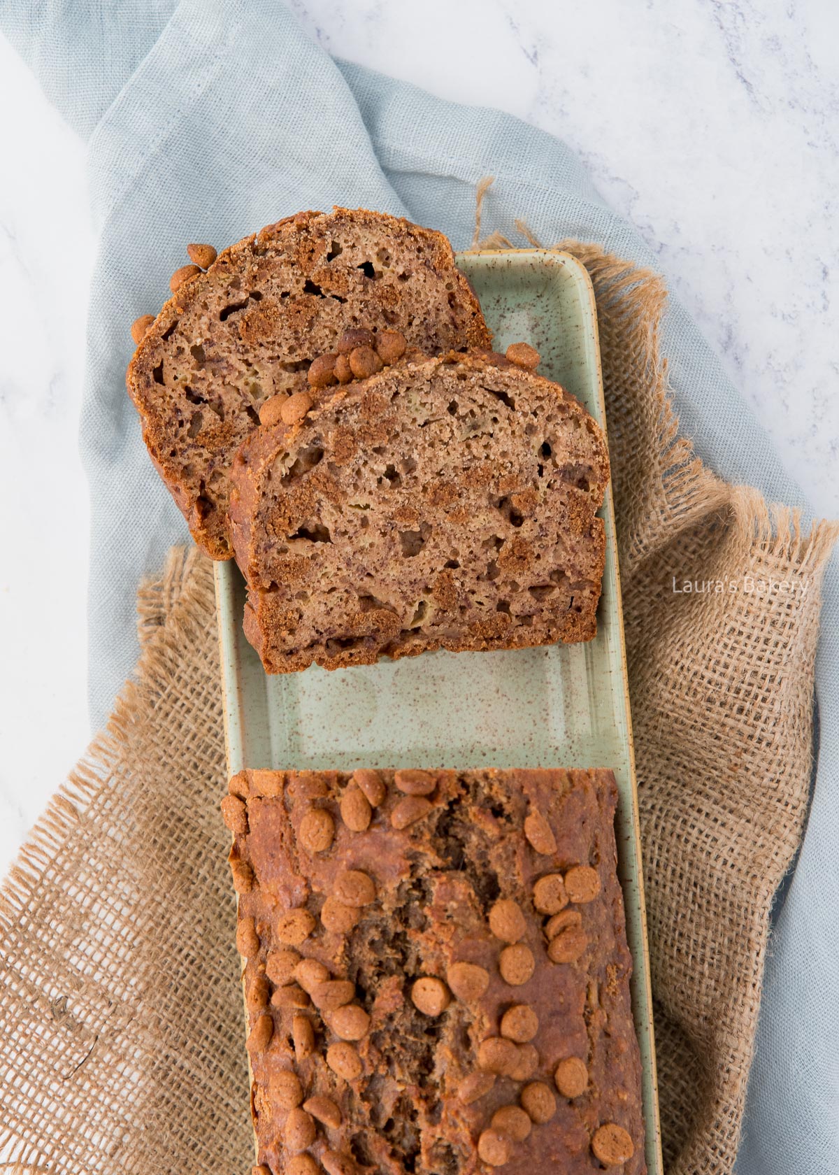 Speculaas banana bread -2