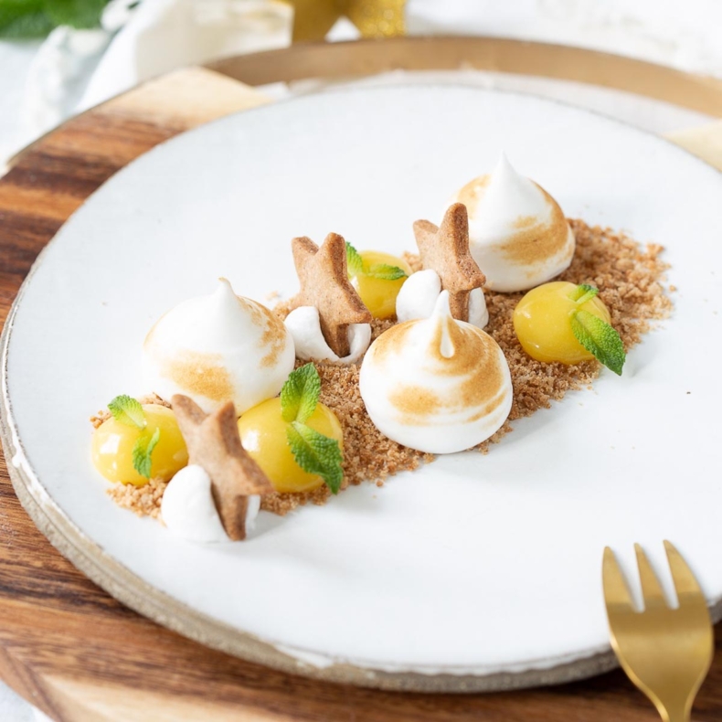 Deconstructed Lemon Meringue Pie Dessert