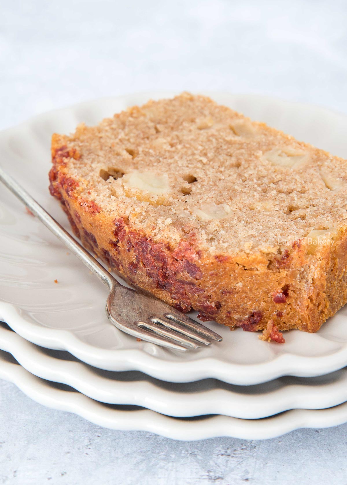 Apple cinnamon loaf cake-5