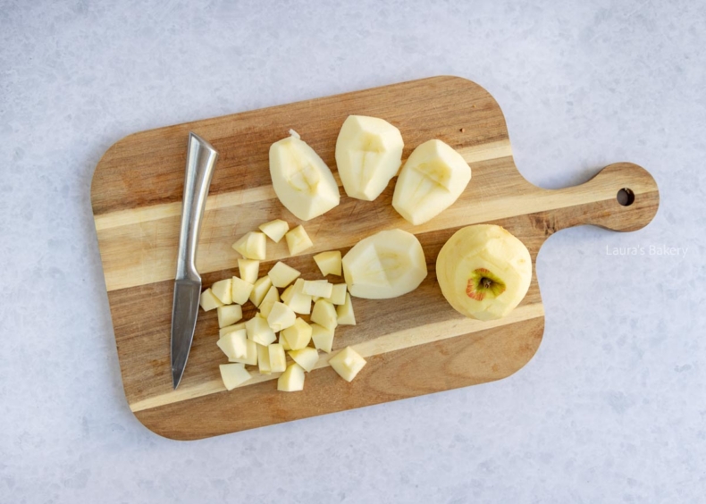 Slice all the apples