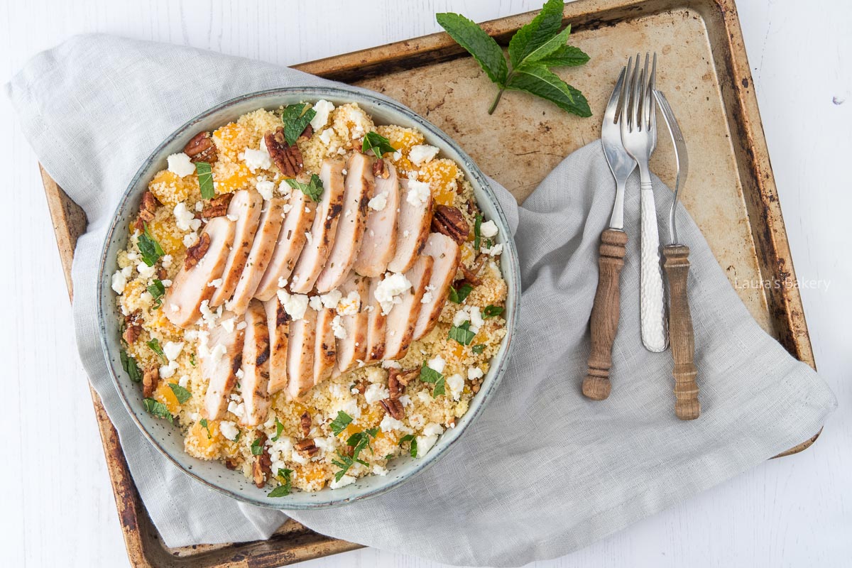 Couscous salad with chicken-2
