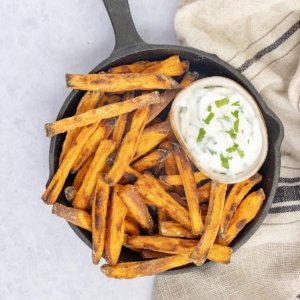 Oven baked sweet potato fries