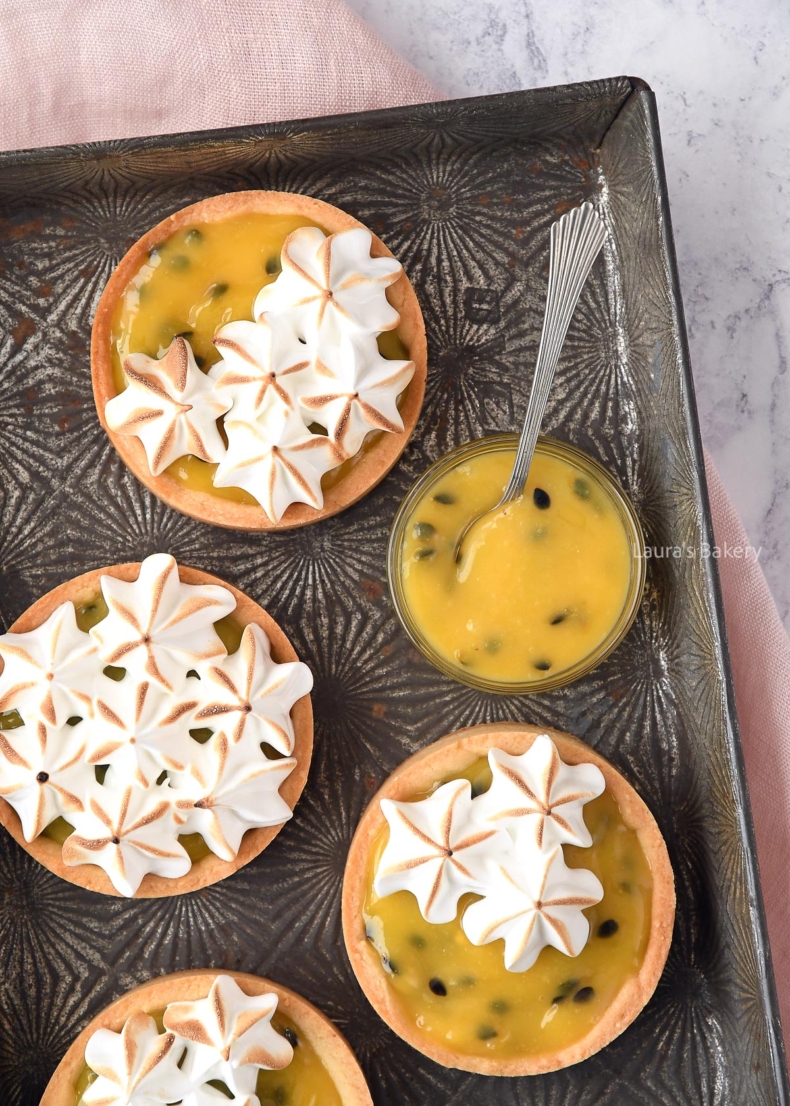 Passion Fruit Meringue Tarts
