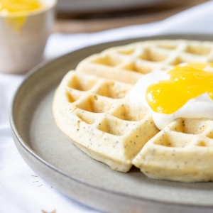 lemon poppy seed waffles
