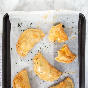 brie and mango empanadas