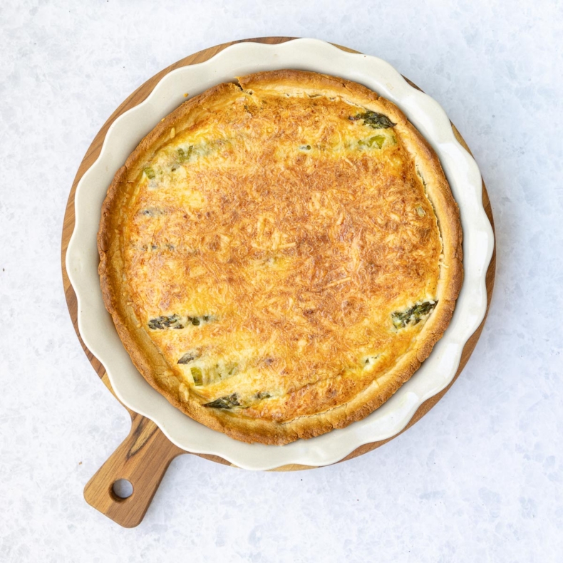 Easy Asparagus Quiche Recipe