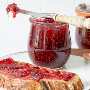 Homemade fig jam