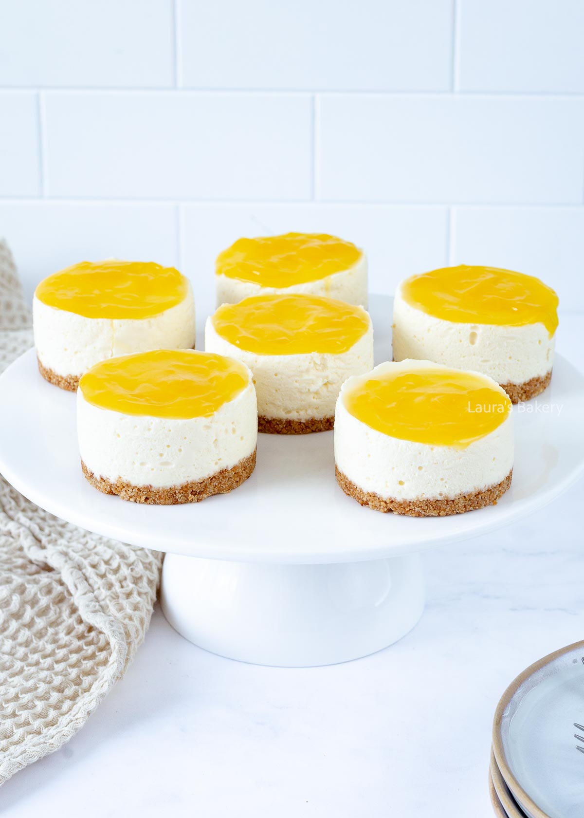 No bake mini lemon cheesecake-1