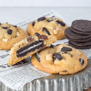 Stuffed Oreo Chocolate Chip Cookies