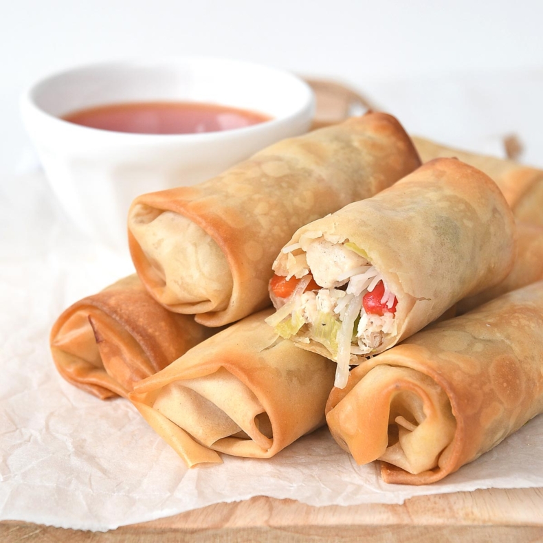 Baked Spring Rolls