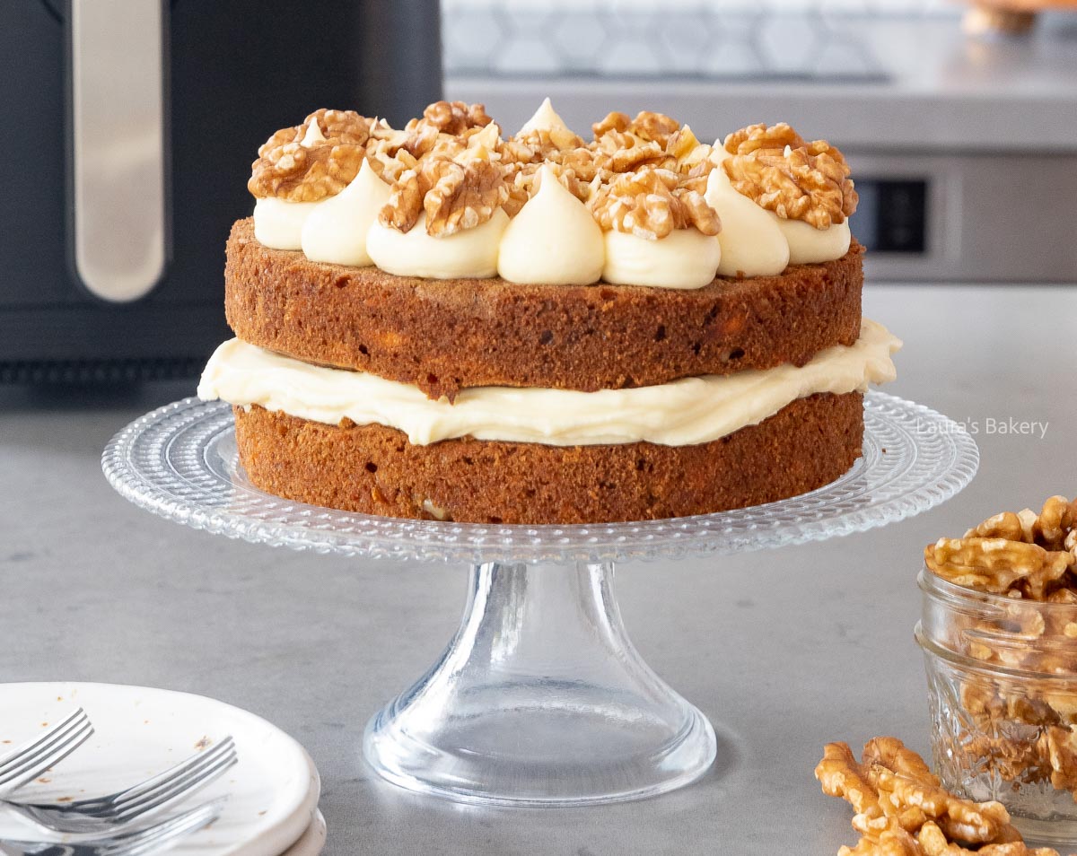 air fryer carrot cake-1